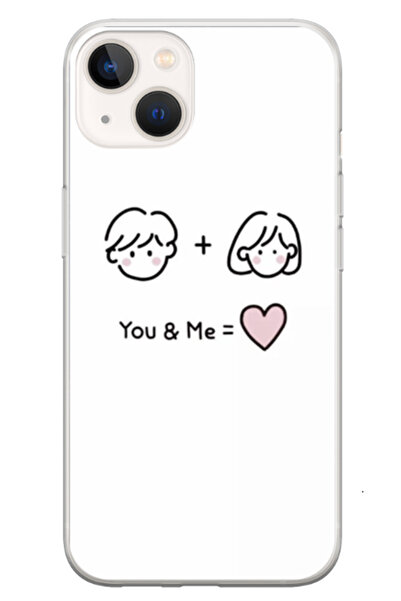 Atlas Εξατομικευμένη θήκη 360 μοιρών για Apple iPhone 13 Mini, You and Me, S1...