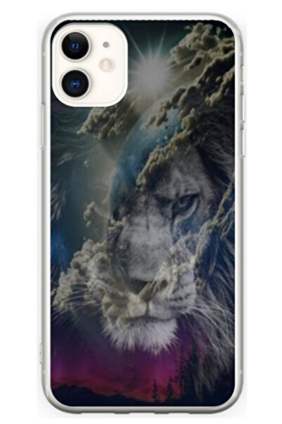 Atlas Husa personalizata 360 de grade pentru Apple iPhone 12 Mini, Lion #4, S...