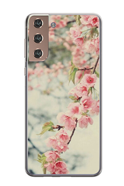 Atlas Husa personalizata 360 de grade pentru Samsung Galaxy S21 FE, Flowers #...