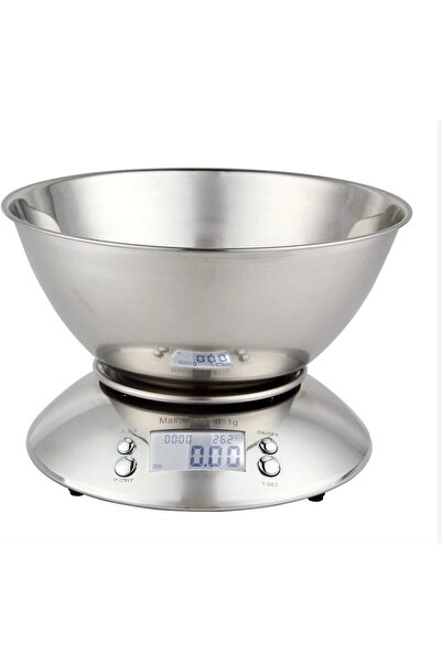 Smart Kitchen ميزان مطبخ رقمي فضي