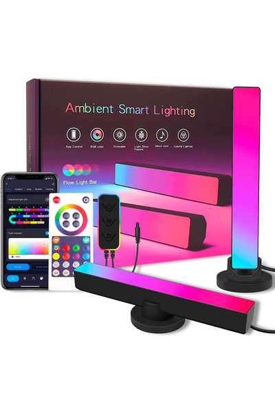 Elindor Bare LED RGB inteligente ®, Control prin aplicație, Sincronizare muzi...