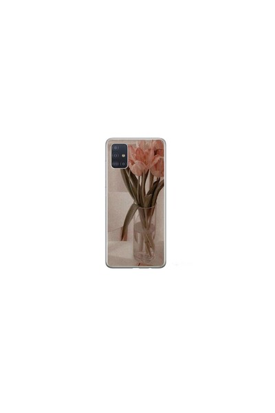 Atlas Husa personalizata 360 de grad Samsung Galaxy A51, Flowers #14, multico...