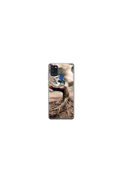 Atlas Husa personalizata 360 de grad Samsung Galaxy A21s, Abstract #4, multic...