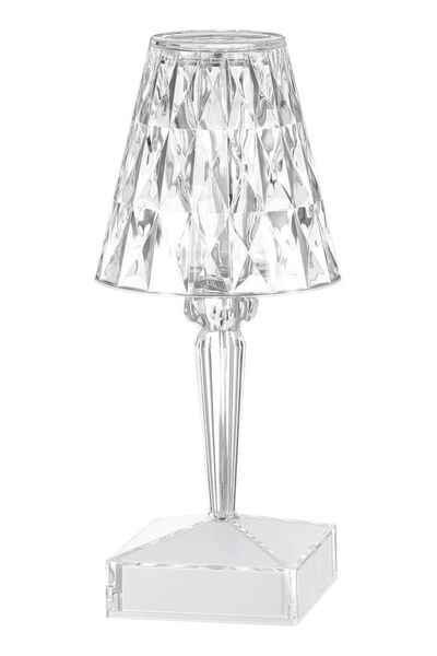 Raffine Acrylic Diamond Table Lamp Warm White