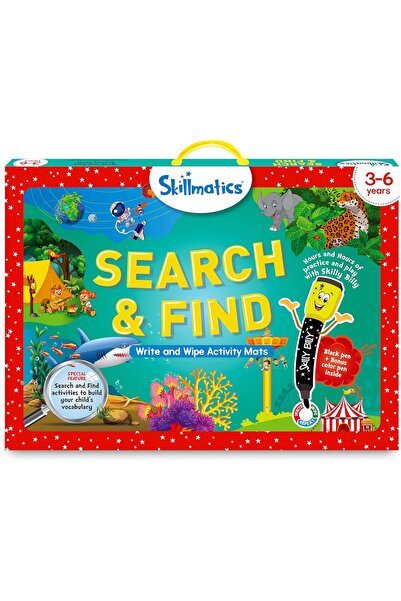 Skillmatics Search and Find Educational Game - Reusable Preschool Learning Ac...