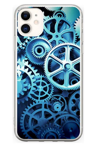 Atlas Husa personalizata 360 de grade pentru Apple iPhone 11, Clockwork, S1D1...