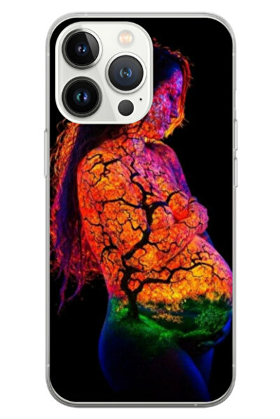 Atlas Husa personalizata 360 de grade pentru Apple iPhone 14 Pro Max, Colorfu...
