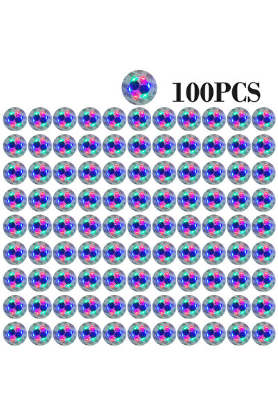choice2 6cm Colorful 100Pcs 100Pcs LED Tableware Mat Cup Luminous Sticker Col...