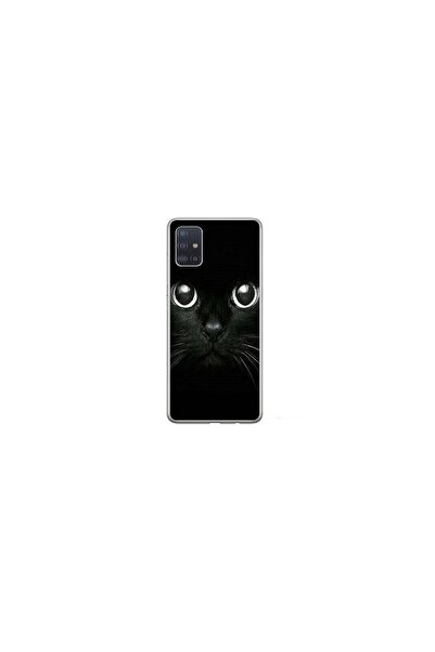 Atlas Εξατομικευμένη θήκη 360 μοιρών για Samsung Galaxy A51, Black Cat #1, πο...