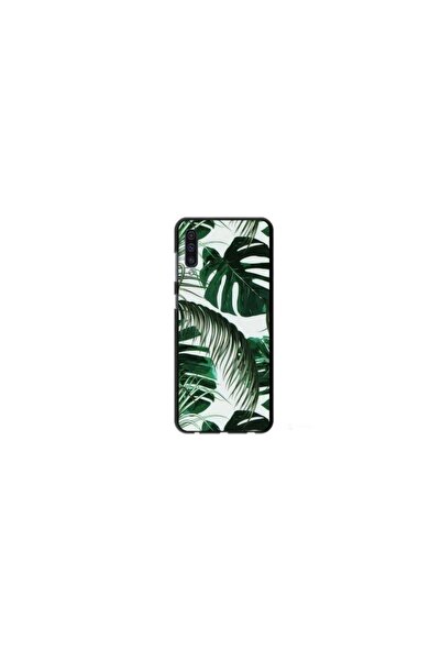 Atlas Husa personalizata 360 de grad Samsung Galaxy A50, Leaf Design #3, mult...