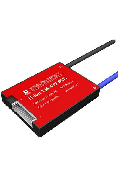 Powermaster Daly Bms 13S 48V Deşarj 25A -Şarj 10A Balanslı Pil Koruma Modülü