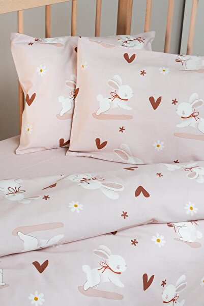 Menderes Home Cotton Collection %100 Pamuk Bebek Nevresim Takımı Bunnies