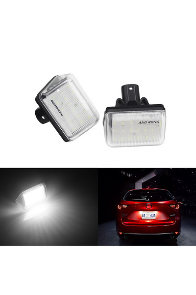 AUTOREY Set de 2 lumini LED pentru plăcuța de înmatriculare Mazda 6 GG, MPS CX-5 CX-7 Station Wagon 6000K Canbus