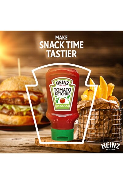 Heinz Organic Tomato Ketchup 580 gRich, Certified Organic Flavor with No Artificial Additives