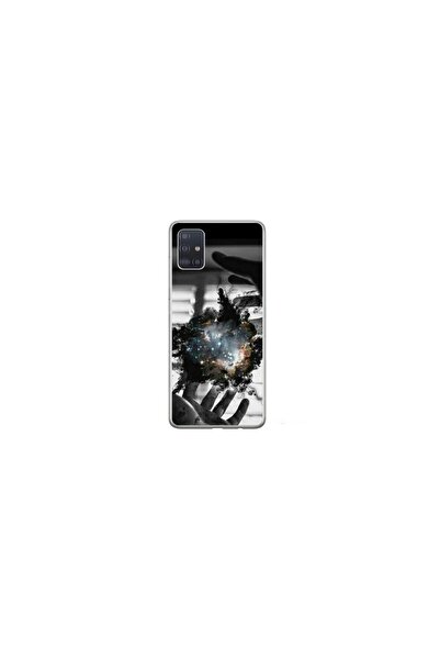 Atlas Husa personalizata 360 de grad Samsung Galaxy A71, Dark Magic, multicol...