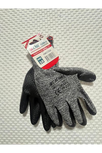 CMC Tools Patterned Nitrile Gloves 1/2 Cmc1729 Size:10