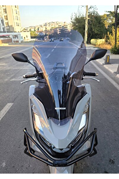 MOTOCAM Honda PCX Ön Cam 2021-2024 Model 65cm Füme Renkli 4mm