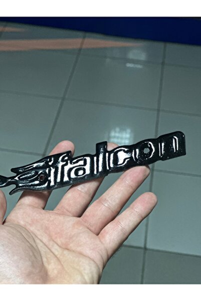 Palas Motor FALCON SİYAH CG MOTOSİKLET DEPO YAZISI SAĞ SOL İKİ TARAF İÇİN (4 ...