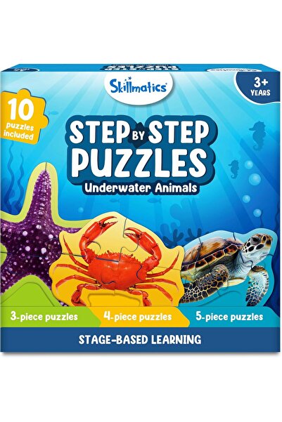 Skillmatics ألغاز خطوة بخطوة - 41 قطعة أحجية الصور المقطوعة للأطفال الصغار، ل...