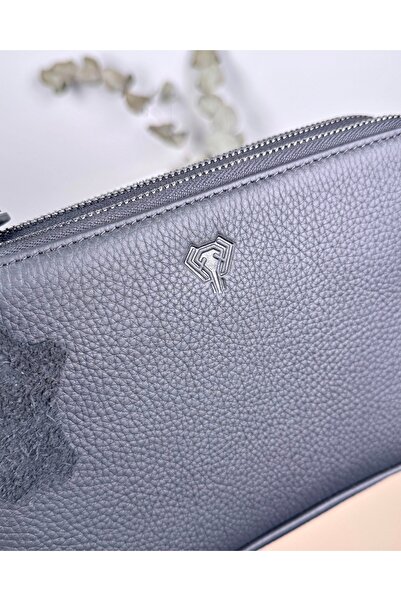 Fil Deri Genuine Leather Handheld Double Zipper Men's Handbag 2101