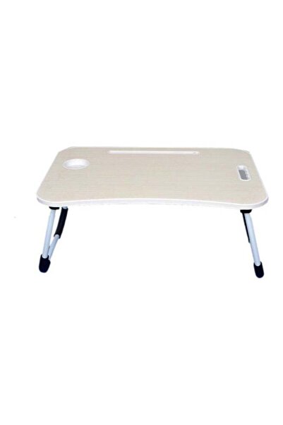 MAAS Foldable Laptop Table with Cup Holder 60 x 28 x 40 cm Multi-Color