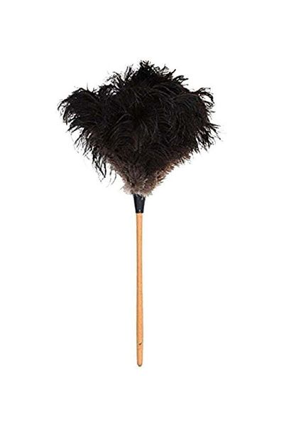 KILLER Ostrich Feather Cleaning Duster Black/Beige