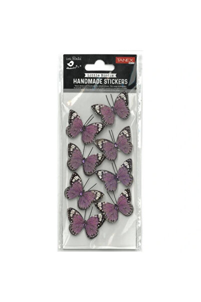 Tanex Handmade Tnx-28047 Decorative Labels - Stone Butterfly-7 Series Sticker...