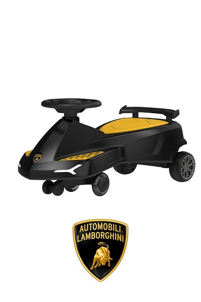 Lamborghini Premium Swing Plasma Ant Skateboard with Lighted Front Wheel and Headlights for Officially Licensed +3 Years Old Kids