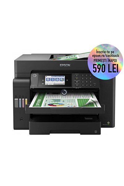 EPSON Multifunctional Inkjet Color EcoTank L15150, Duplex, Network, Wireless, A3 (Black)