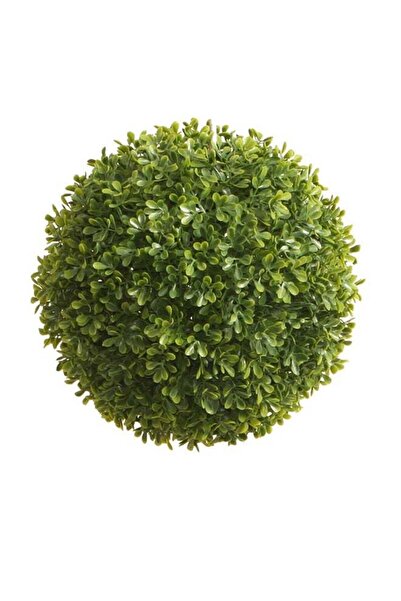 Generic Boxwood Ball Shaped Artificial Plant Green 28 x 30 centimeter