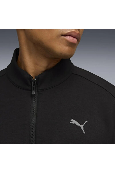 Puma M CLOUDSPUN JACKET Siyah Erkek Fermuarlı Üst