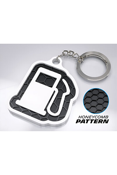 Sdesignx سلسلة مفاتيح على شكل مصباح بنزين