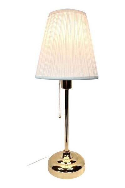 Generic Table Lamp Gold/White 57 x 57cm