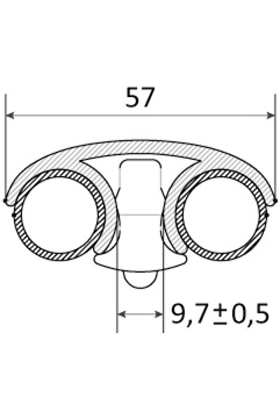 OSCULATI Lampă subacvatică LED pentru scări - diametru 57 mm
