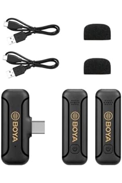 BOYA Mini 2.4GHz Dual-Channel Wireless Microphone System - BY-WM3T2-U2