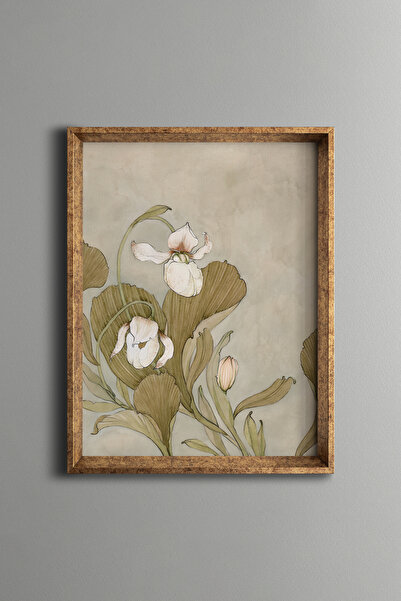 epiqart Flowers - Vintage Patterned Frame