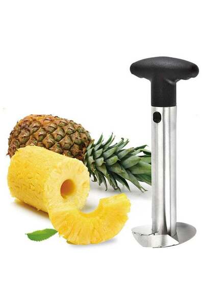 Flagship قطاعة الأناناس فضية/سوداء