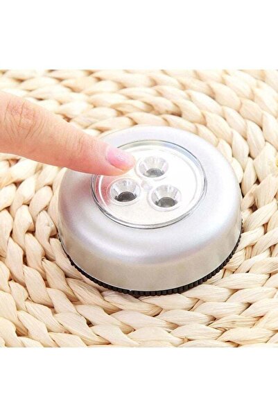 Generic Portable Mini Round LED Bright Light White