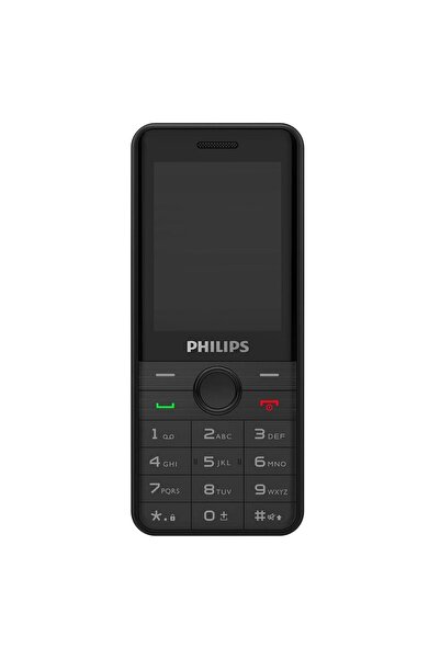Philips Xenium E172 Kameralı Çift Sim Kart Tuşlu Cep Telefonu Siyah