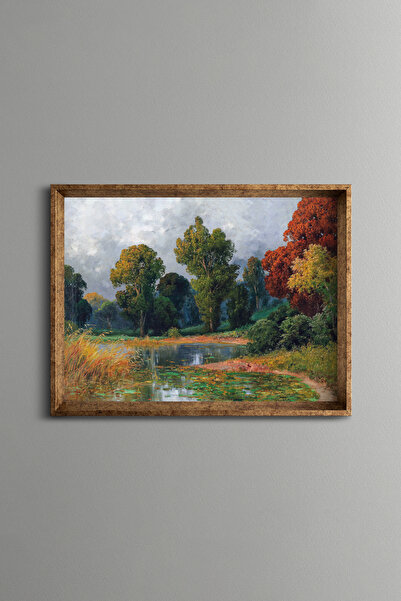 epiqart Autumn Landscape - Vintage Patterned Frame