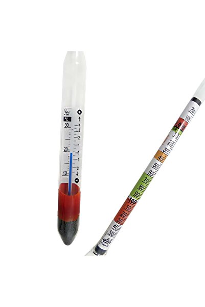 OEM Termomustimetru Vin, Bere, Profesional 3 scale (Gravit., %Alcool, Zahar/L...