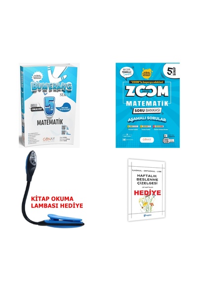 Günay Yayınları 2025-2026 Bumerang Ve Zoom 5. Sınıf Konu Anlatımı Ve Soru Ban...