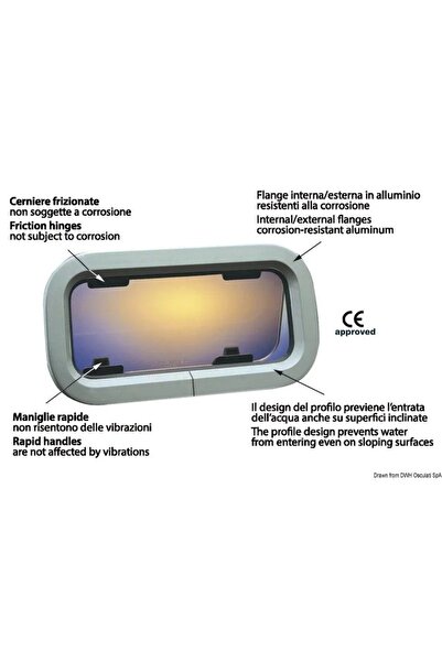 OSCULATI Hublou Standard Lewmar 1RE