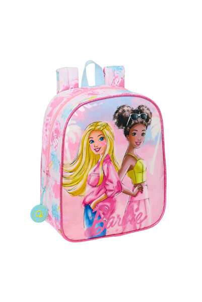 Barbie School Bag Painterly Pink Sky blue 22 x 27 x 10 cm