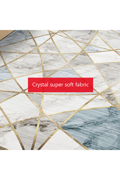 Raffine Geometric Pattern Living Room Carpet Multicolour 40X60cm