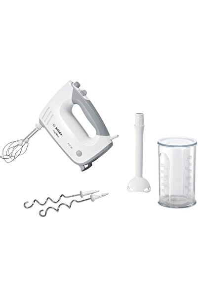 Bosch Mixer de mana MFQ36440, 450 W, 5 viteze + Turbo, Pasator, Vas gradat, A...