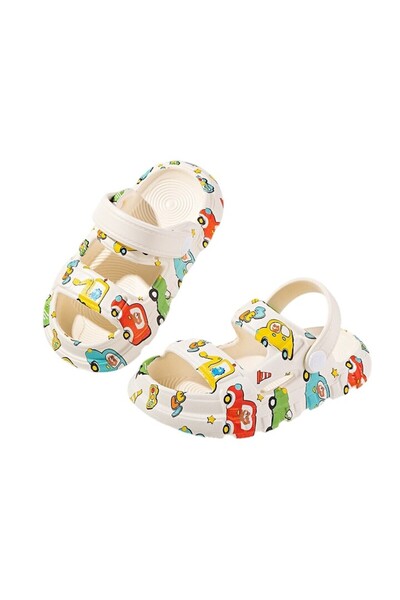 Mixbo Saboti Pentru Copii Mixbo, Model Sandale, Spuma, Alb 24-25 EU