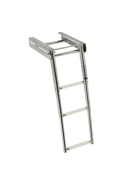 OSCULATI Telescopic Hidden Stainless Steel Ladder, 3 Steps, Diameter 19/25/32 mm, Standard