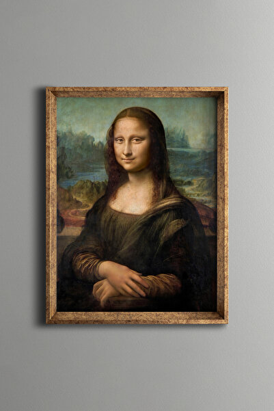 epiqart Mona Lisa - Vintage Desenli Çerçeve