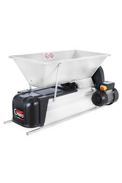 Grifo Electric Grape Crusher with Stemmer 1 HP, 1500 kg/h